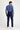 Orta Lacivert Slim Fit Dar Kesim Likralı Kanvas / Chino Pantolon