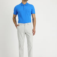 Ekru Slim Fit Dar Kesim Likralı Kanvas / Chino Pantolon