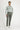 Orta Haki Slim Fit Dar Kesim Likralı Kanvas / Chino Pantolon