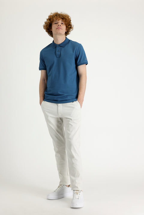 Stone Slim Fit Stretchy Canvas / Chino Trousers