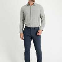 Orta Antrasit 6 Drop Regular Fit Standart Kesim Likralı Kanvas / Chino Pantolon