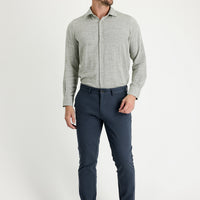 Medium Anthracite Relaxed Fit Stretch Canvas / Chino Trousers