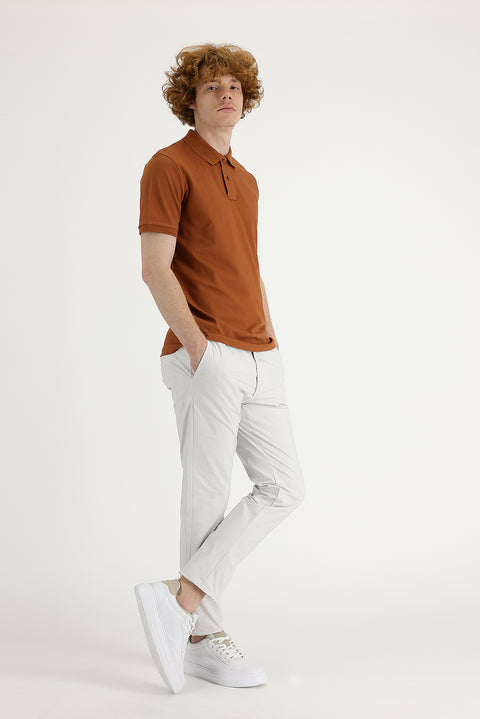 Taş 7 Drop Slim Fit Dar Kesim Likralı Kanvas / Chino Pantolon