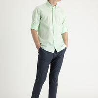 Orta Antrasit Slim Fit Dar Kesim Likralı Kanvas / Chino Pantolon