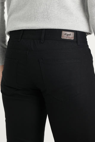  Siyah 6 Drop Regular Fit Standart Kesim Likralı Kanvas / Chino Pantolon