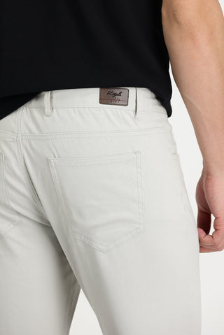  Ekru 7 Drop Slim Fit Dar Kesim Likralı Kanvas / Chino Pantolon