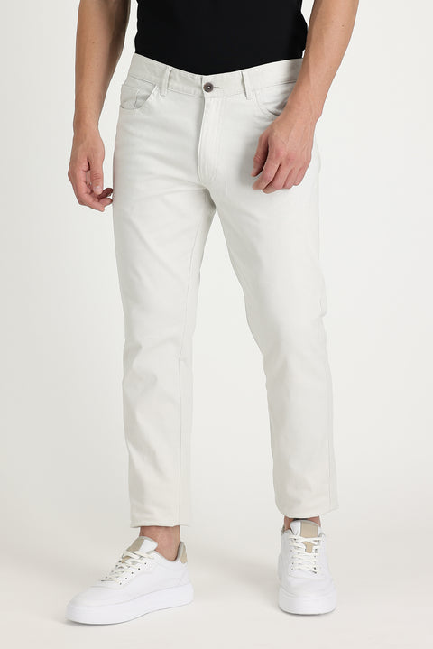 Taş Slim Fit Dar Kesim Likralı Kanvas / Chino Pantolon