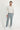 Orta Gri Regular Fit Likralı Kanvas / Chino Pantolon