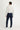 Orta Lacivert Slim Fit Dar Kesim Likralı Kanvas / Chino Pantolon