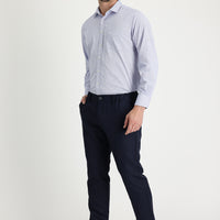 Orta Lacivert Regular Fit Kanvas / Chino Keten Pantolon