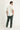 Yağ Yeşili-Olive Regular Fit Keten Karışımlı Kanvas / Chino Pantolon