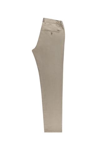  Orta Vizon 6 Drop Regular Fit Standart Kesim Keten Karışımlı Kanvas / Chino Pantolon