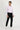 Siyah Relaxed Fit Rahat Kesim Likralı Kanvas / Chino Pantolon