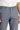 Orta Gri Relaxed Fit Rahat Kesim Likralı Kanvas / Chino Pantolon