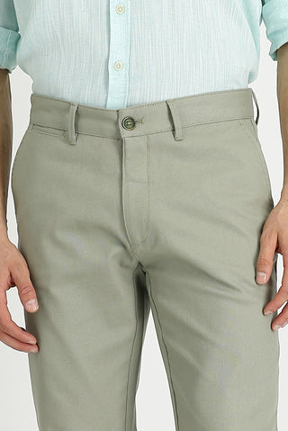  Çağla Yeşili 6 Drop Regular Fit Standart Kesim Likralı Kanvas / Chino Pantolon