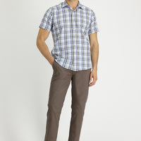Orta Vizon Regular Fit Likralı Kanvas / Chino Pantolon