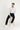 Koyu Lacivert Regular Fit Desenli Likralı Kanvas / Chino Pantolon