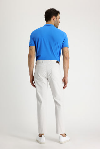  Taş Regular Fit Standart Kesim Desenli Likralı Kanvas / Chino Pantolon