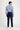 Orta Lacivert Slim Fit Dar Kesim Desenli Likralı Kanvas / Chino Pantolon