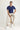 Krem Slim Fit Dar Kesim Desenli Likralı Kanvas / Chino Pantolon