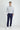  Orta Lacivert Slim Fit Dar Kesim Yünlü Klasik Kumaş Pantolon
