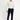 Koyu Lacivert Regular Fit Desenli Likralı Kanvas / Chino Pantolon
