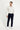 Koyu Lacivert Regular Fit Desenli Likralı Kanvas / Chino Pantolon