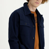 Aviator Blue Slim Fit Shacket Shirt/Jacket