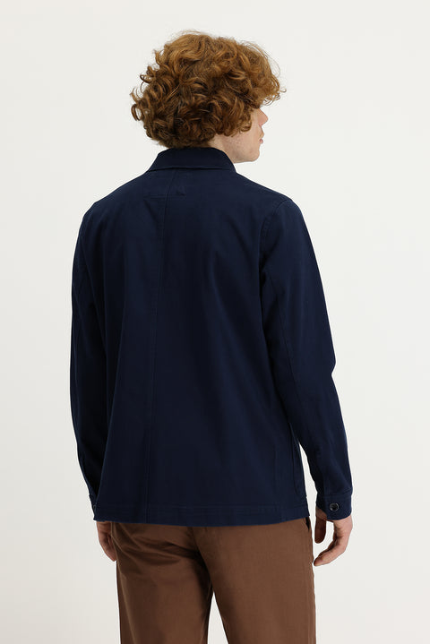 Aviator Blue Slim Fit Shacket Shirt/Jacket