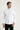Beyaz Uzun Kol Ata Yaka Slim Fit Dar Kesim Pamuklu Kolay Ütülenebilir Gömlek