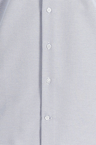  Açık Lacivert Uzun Kol Slim Fit Dar Kesim Klasik Desenli Pamuklu Kolay Ütülenebilir Gömlek