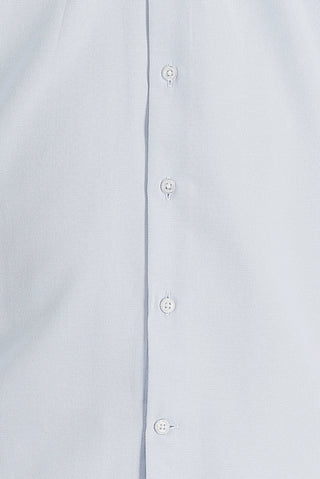  Uçuk Mavi Uzun Kol Slim Fit Dar Kesim Klasik Desenli Pamuklu Kolay Ütülenebilir Gömlek