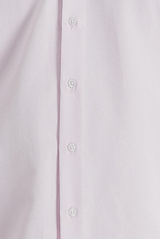  Pembe Uzun Kol Slim Fit Dar Kesim Klasik Desenli Pamuklu Kolay Ütülenebilir Gömlek