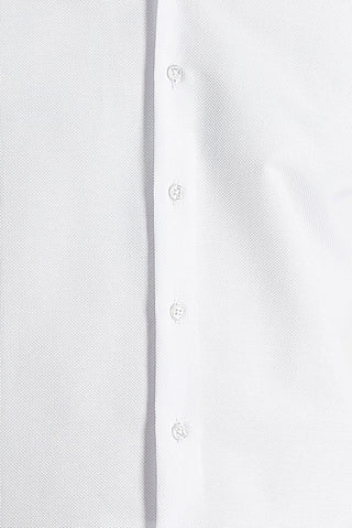  Beyaz Uzun Kol Slim Fit Dar Kesim Klasik Desenli Pamuklu Kolay Ütülenebilir Gömlek