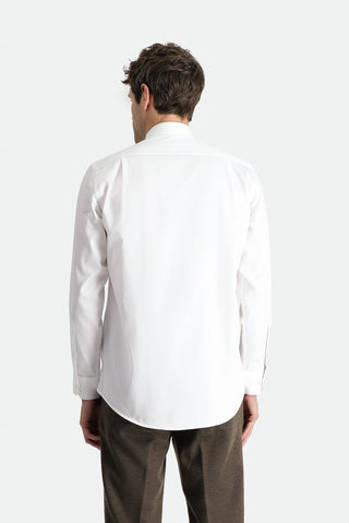  Beyaz Uzun Kol Klasik Pamuk Gömlek