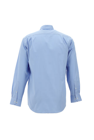  Açık Mavi Uzun Kol Klasik Pamuk Gömlek
