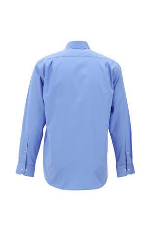  Koyu Mavi  Uzun Kol Klasik Pamuk Gömlek