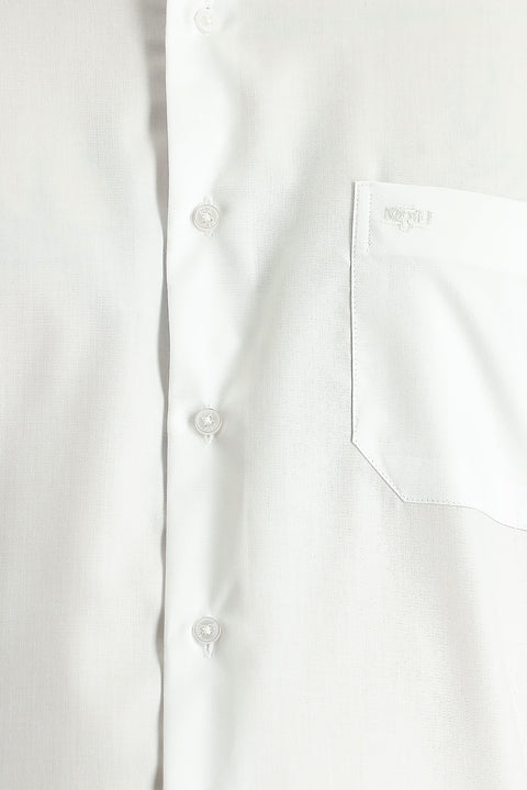 Beyaz Uzun Kol Non Iron Gömlek
