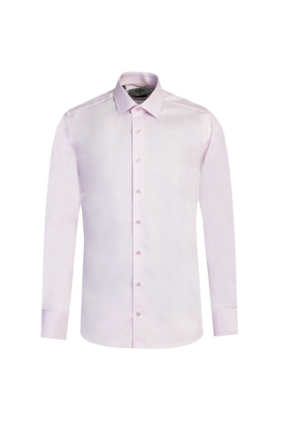  Toz Pembe Uzun Kol Non Iron Klasik Pamuklu Gömlek