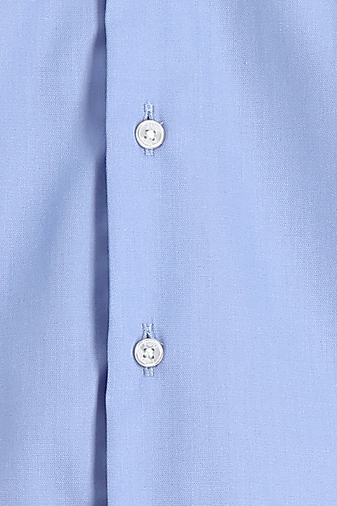 Aqua Mavisi Uzun Kol Non Iron Klasik Gömlek