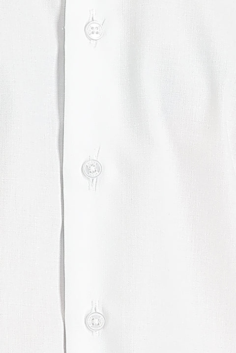 Beyaz Uzun Kol Non Iron Klasik Pamuklu Gömlek