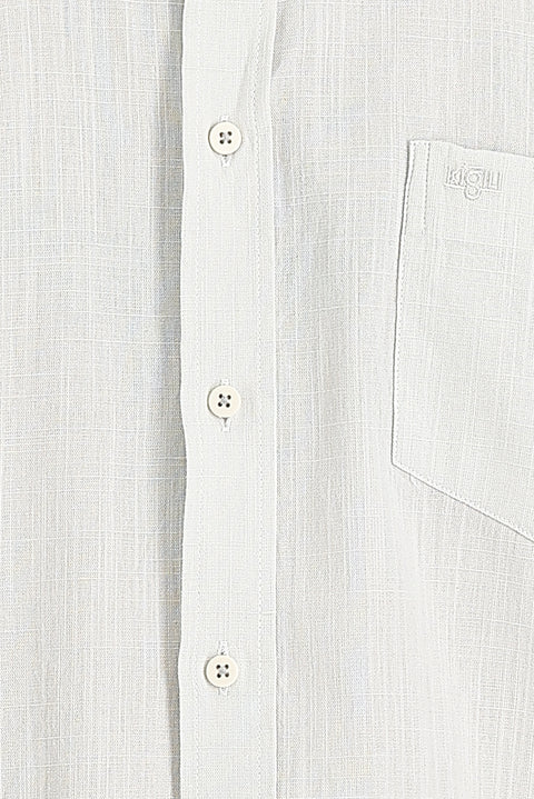 Taş Kısa Kol Regular Fit Pamuk Gömlek