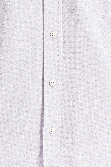 Lila Kısa Kol Regular Fit Desenli Gömlek