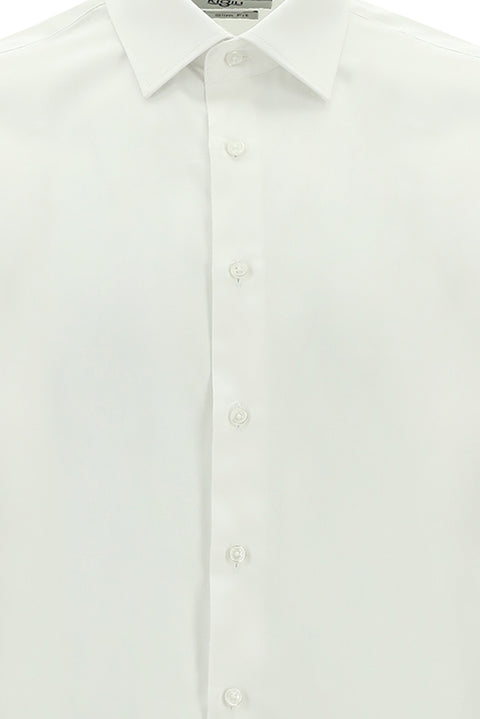 Beyaz Uzun Kol Slim Fit Dar Kesim Klasik Su İtici Leke Tutmaz 4 Mevsim Pamuk Gömlek