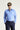  Aqua Mavisi Uzun Kol Slim Fit Dar Kesim Klasik Non Iron Saten Pamuklu Gömlek