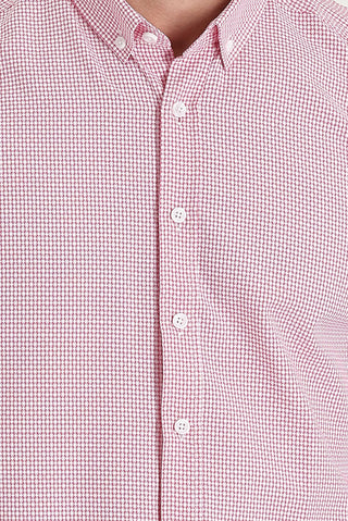  Şeker Pembe Uzun Kol Slim Fit Dar Kesim Gömlek