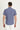 Orta Lacivert Kısa Kol Slim Fit Dar Kesim Ekose Gömlek