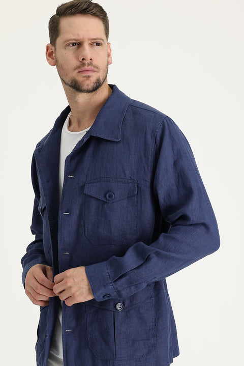 Orta Lacivert Spor Keten Mont