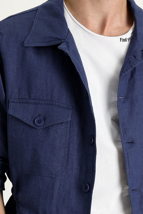 Orta Lacivert Spor Keten Mont