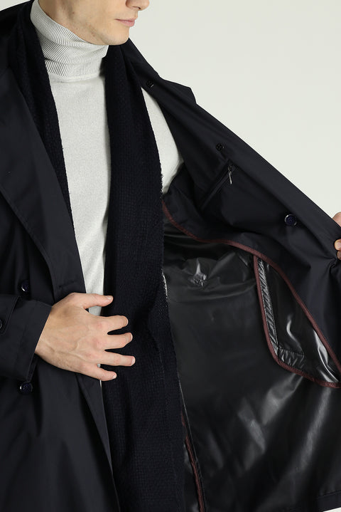 Koyu Lacivert Spor Trençkot